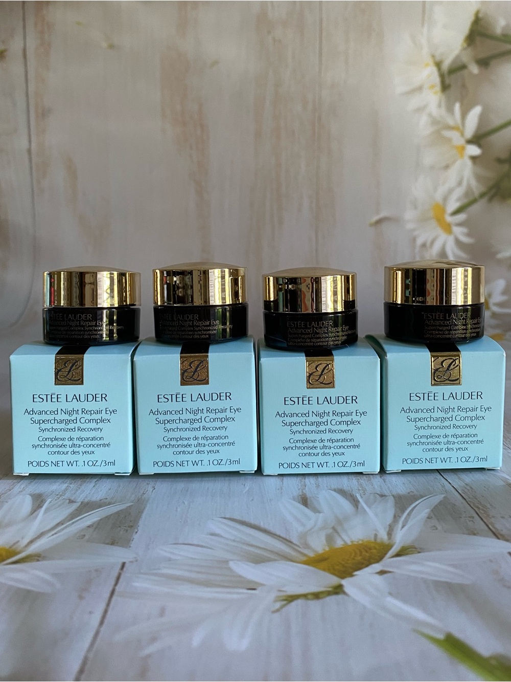 4x Estee Lauder Advanced Night Repair Eye Supercharged Gel-Cream, .01oz/3ml Ea